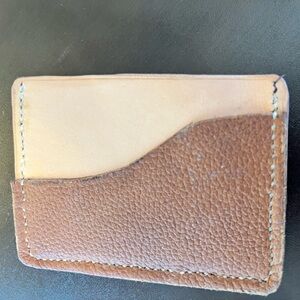 Handmade leather wallet